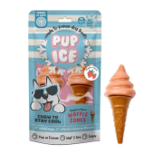 Замразено лакомство за кучета Pup Ice Waffle Cones  2 броя фунийки с Ягода